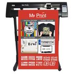 MY PRINT | Radium STICKER CUTTING PLOTTER | Number Plate | Wall Sticker | HTV, PUFF, HD Vinyle Cutting | Heavy Duty Cutting plotter | Customise Work For Business Products | With STAND & Online Insatallation Guide