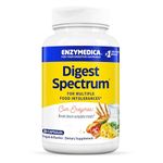 Enzymedica, Digest Spectrum, for Multiple Food Intolerances, Digestive Enzymes, 30 Capsules, Vegan, Gluten-Free, Soy-Free, Non-GMO