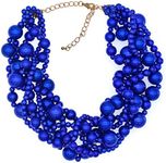 JNF Multi Strand Pearl Necklace for