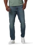 Lee Men's Big & Tall Performance Series Extreme Motion Athletic Fit Tapered Leg Jean, Mega, 54W x 32L