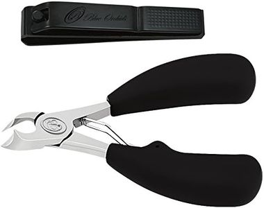Podiatrist Toenail Clippers, Professional Pedicure Clippers for Thick and ingrown toenails, Perfect for Men and Seniors. with a Super Sharp Curved Blade, These Clippers Make an Ideal Grooming Tool.