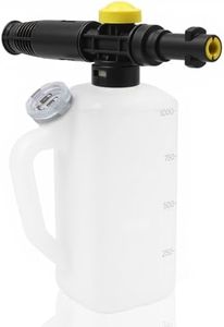 Jynalto Soap Snow Foam Cannon Lance for Karcher K2~K4 Series Pressure Washer Soap,750ml Foam Cannon Bottle for Karcher Pressure Washer Nozzle Adjustable 2175PSI