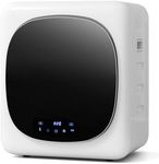 COSTWAY Portable Clothes Dryer, 1.5 cu.ft Compact Drying Machine with Stainless Steel Tub & LED Touch Panel, 800W Electric Laundry Dryer with Intelligent Programs for Apartment, Home, Dorm & RV, White