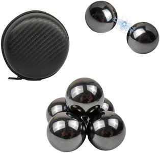 YANZHE Cool Giant Magnetic Balls Fidget Toy for Adults, Large Magnetic Balls Fidget Toy, Magnet Beads for Desktop Decoration and Stress Relief, Anti-Anxiety Gift (Black 5 Pack)