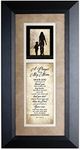 A Prayer for My Mom Wood Wall Art Frame Plaque | Hanger for Hanging | Dear God I Gratefully Thank You for Giving me My Mom James Lawrence …