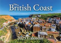 2025 British Coast Calendar - A4 opens to A3 - Includes: Yorkshire, Cornwall, Wales, Lancashire, Northumberland, Scotland and more...