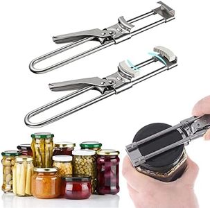 2026 Upgrade Adjustable Stainless Steel Jar Opener, Multifunctional Stainless Steel Can Opener Bottle Jar Lid Gripper Household Kitchen Tool for Weak Hands Seniors and Kids (3)