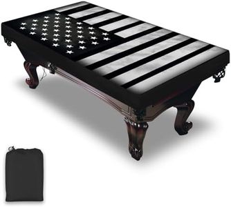 Pool Table Cover, Waterproof & Dustproof Outdoor/Indoor Polyester Taffeta Cloth Table Cover，Billiard Pool Table Cover Scratch-Resistant (9ft)
