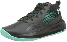 Under Armour Unisex's Lockdown 5 Basketball Shoe, Baroque Green Black Comet Green 300, 8.5 US