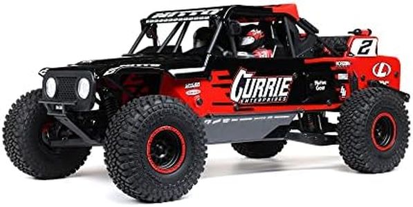 Losi RC Truck 1/10 Hammer Rey U4 4WD Rock Racer Brushless RTR (Battery and Charger Not Included) with Smart and AVC, Red, LOS03030T1