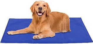 Flying Paws Pet Cooling Bed Mats for Dog - Dog Cooling Mat Pad Summer Pet Bed Large 90x50 cm - Non-toxic Gel Cooling Mat for Cats & Dog Car Outdoor