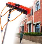 Cleaning Photovoltaic and Solar Panels,Window Clean, Glass Wall Cleaning, 3-12m Washing Set Equipment Extension Pole Cleaning for Trucks Windows / 10m Rod / 30cm Brush Head