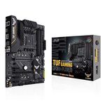 ASUS TUF Gaming B450-PLUS II AMD AM4 Ryzen 5000 ATX Motherboard with DDR4 4400(O.C.), HDMI 2.0b, USB 3.2 Gen 2 Type-C, BIOS Flashback, AI Noise Cancelling Mic