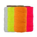 SGT KNOTS Braided Nylon Mason Line #18 - 250, 500, or 1, 000 feet (Florescent Yellow - 250ft)