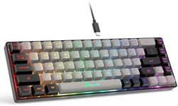 GEODMAER 65% Gaming Keyboard, Wired