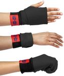 FLIPMITS Fingerless 3-in-1 Performance Gloves | Running, Hiking, Gym Workouts, Cycling, Yoga, Pilates, Driving, Sewing, Video Games, Sweat Wicking, Insulating (Ninja Party, Large)