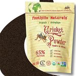 Foothills Naturals Organic Cricket Powder - 1 pound /454g - Pure, Keto, Paleo Sustainable Superfood