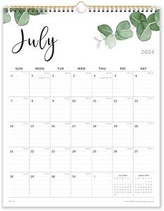 2024-2025 Monthly Wall Calendar, Runs from Now to Dec 2025,12 x 15 Inches, Twin-Wire Binding, Perfect for Organizing & Planning