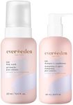 Evereden Kids Shampoo and Conditioner 2 in 1 and Kids Body Wash set | Gentle and Clean Kids Skin Care | Non-toxic Ingredients | Cool Peach scent