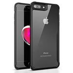 Solimo Silicone Mobile Cover Soft Flexible Shockproof Back Cover for Apple iPhone 7 Plus/iPhone 8 Plus (Black)