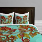 (Queen) - Deny Designs Valentina Ramos Hello Birds Duvet Cover