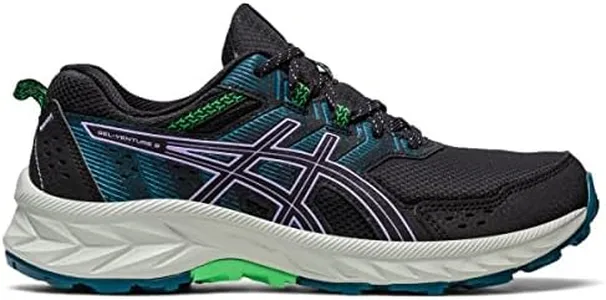 ASICS Women's Gel-Venture 9 Running Shoes, 8, Black/Digital Violet