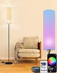 Smart Floor Lamp Works with Alexa &