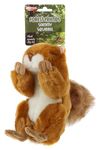 Animal Instincts Forest Friends Squeaky Dog Toy Soft Plush Toy For Dogs Comfort Puppy Toy Sammy Squirrel - Large