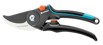 Gardena Garden Secateurs B/M: Pruning Shears with Bypass Blade for Branches and Twigs, Maximum Cutting Ø 24 mm, Spring Integrated into Handle, Non-Stick-Coated Upper Blade (8904-20)