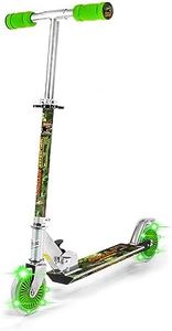 Ozbozz SV14697 Dinosaur Scooter with 2 Light UP Wheels, Multi Colours