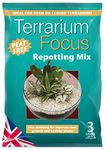 Growth Technology Ltd MDTF3 Peat-Free Terrarium Focus Repotting Mix 3L Bag, brown