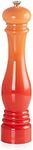 Le Creuset Classic Adjustable Pepper Grinder, Large, Chip-resistant ABS Plastic, Anti-corrosion, 518 g, Volcanic, 96002700090000, 30 cm