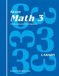 Math 3 Home Study Kit: 1st Edition (Saxon Math 3 Homeschool)