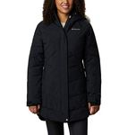 Columbia Women's Lay D Down II Mid Jacket, Black Metallic, 2X