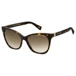 Marc Jacobs Women's Marc 336/S Sunglasses, Dark Havana/Brown Gradient, 56mm, 16mm