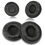 Ear Cushions for Plantronics Headset Replacement Ear Pads Compatible with Plantronics HW251N HW261N HW510 HW520 Blackwire C320 3210 3220 3320 Jabra Biz 1500 GN2000 PRO 920 9450 Headphones (4 Pack)