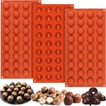 Skytail 36 Slot/Cavity Semi Silicone Mold/Bite Sized Mini Chocolate Balls Mould/Round Fat Bomb Mold Dome Half Sphere Molds for Cake Baking, Jelly, Pudding, Mousse, Ice Cube Tray(27mm/1 in Sphere)