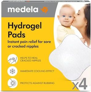 Medela - Compresses hydrogel - soulagement Rapide, cicatrisation des crevasses, lot de 4