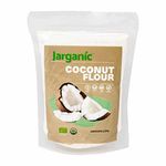 Organic Coconut Flour 500g - Keto, Vegan, Low Carb, Gluten Free, Certified Organic, GMO Free, Unrefined, Raw - Coconut Flour for Baking and Cooking - Jarganic