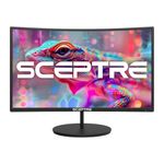 Sceptre Curved 27" FHD 1080p 75Hz LED Monitor HDMI VGA Build-in Speakers, Edge-Less Metal Black 2019 (C275W-1920RN)