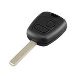 Key Matrix 2 Button Car Key Fob Cover Replacement For Toyota Aygo with blank Blade Remote Key Case Shell