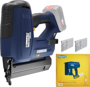 Rapid BNX50 Akku-Nagler 18V – Kabellose Nagelpistole für Nägel Typ 8 (20–50 mm) – Verstellbarer Einschlagtiefe und Bump-Fire – Ohne Akku und Ladegerät – Kompatibel mit POWER FOR ALL