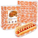 Ocmoiy 300 Pcs Paper Hot Dog Trays 