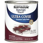 Rust-Oleum 1964502 Painter's Touch Brush Enamel Paint, 32 Fl Oz (Pack of 1), Gloss Colonial Red