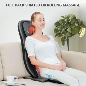 Snailax Shiatsu Back Massager – Deep Kneading Heat Therapy