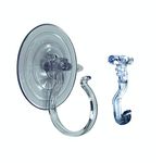 Wreath Holder - Giant Suction Cup - for Windows and UPVC Doors - 2 Hooks by Adams @ WOWOOO