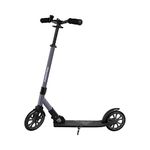 Swagtron K8 Titan Foldable Commuter Kick Scooter for Adults & Teens, Height-Adjustable, ABEC-9 Wheel Bearings, Cobalt Gray