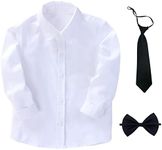 aromm Boys Cotton Dress Shirt Butto