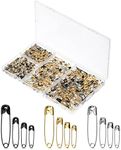 Mr. Pen- Safety Pins, Safety Pins Assorted, 600 Pack, Assorted Color Safety Pins, Safety Pin, Small Safety Pins, Safety Pins Bulk, Large Safety Pins, Safety Pins for Clothes