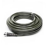 Water Right 400 Series Polyurethane Slim & Light Drinking Water Safe Garden Hose, 100-Foot x 7/16-Inch, Brass Fittings, Olive Green